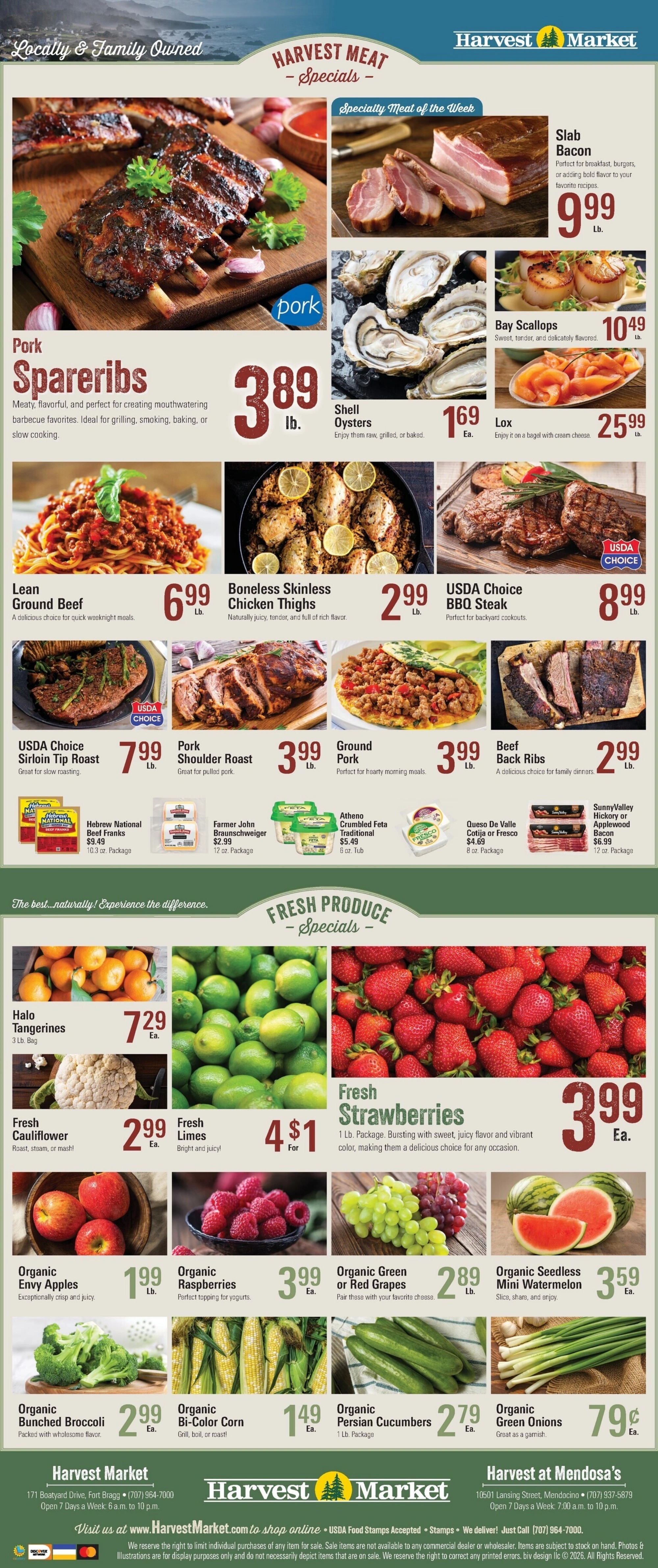 Harvest Market Fort Bragg flyer page 4