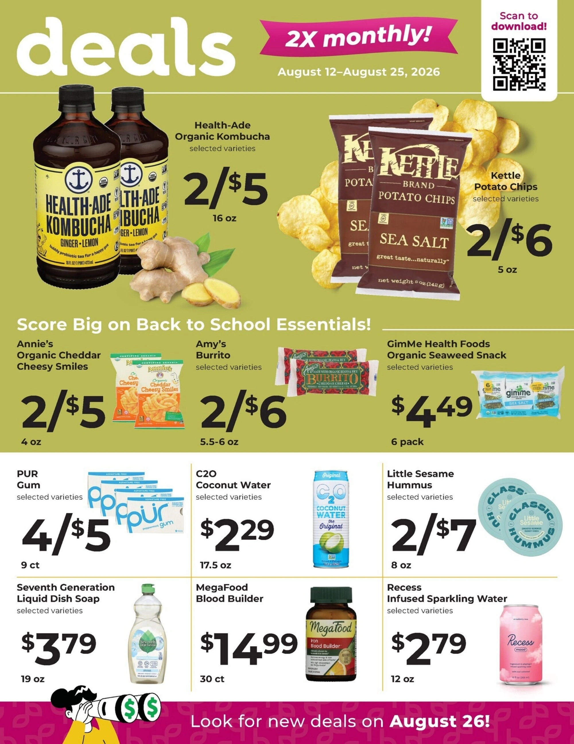 Harvest Market Fort Bragg flyer page 1