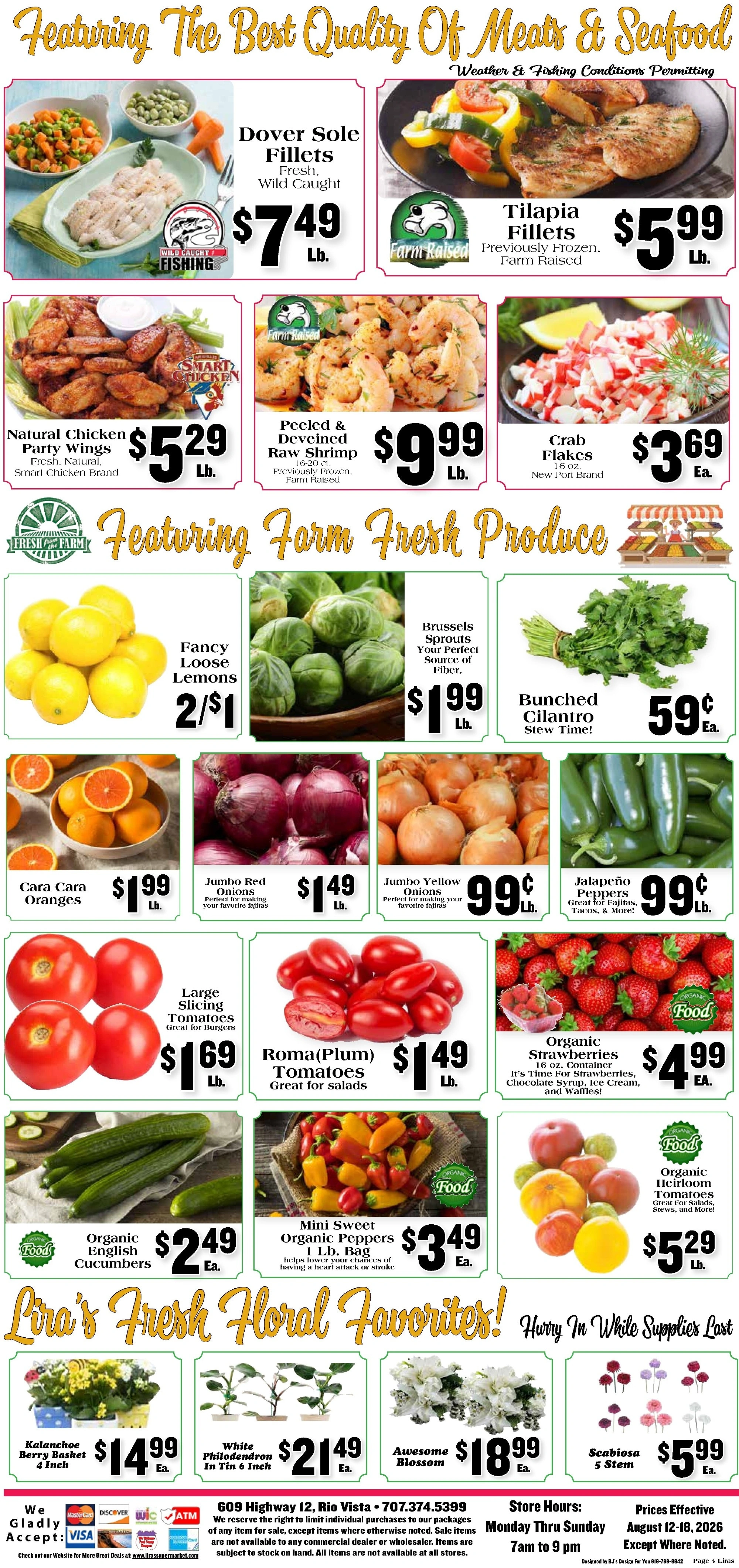 Lira's Supermarket flyer page 4
