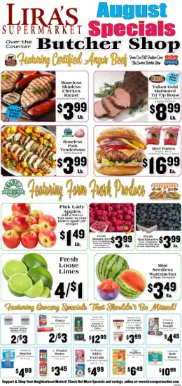 Lira's Supermarket Weekly Ad