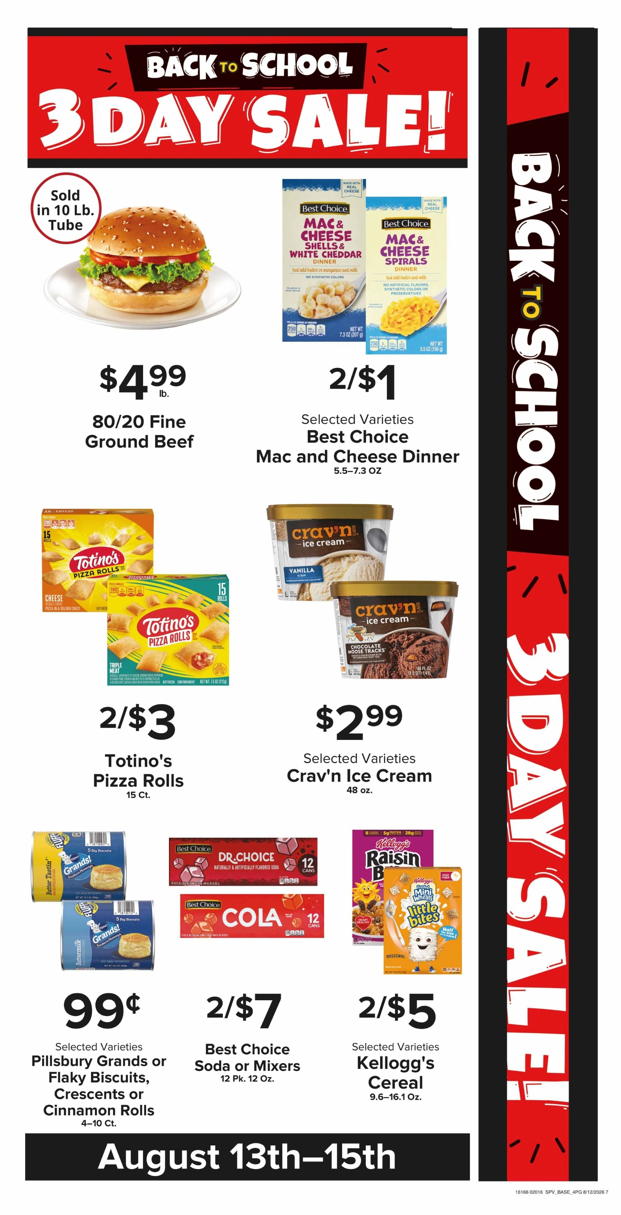Sinclair Foods flyer page 7