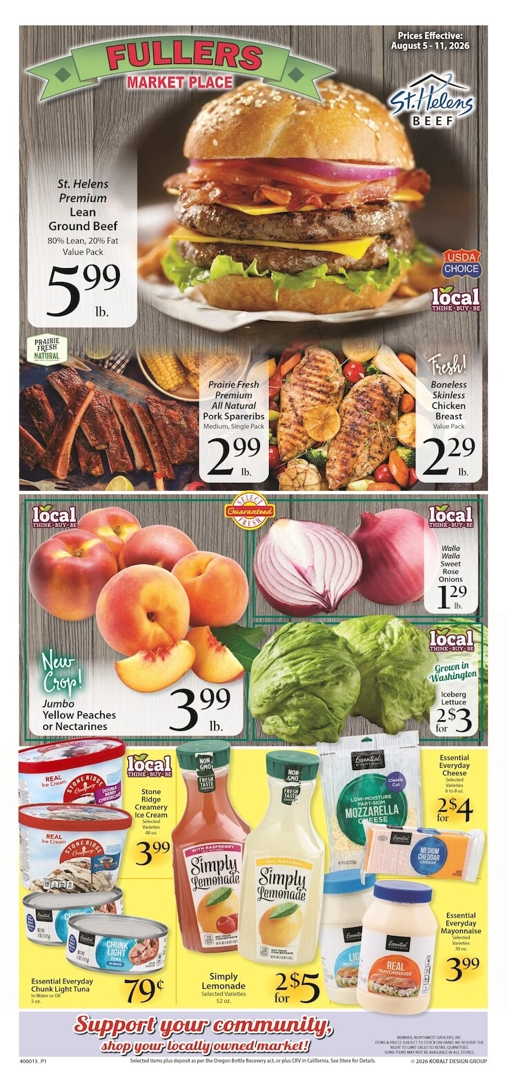 Fuller's Market flyer page 1