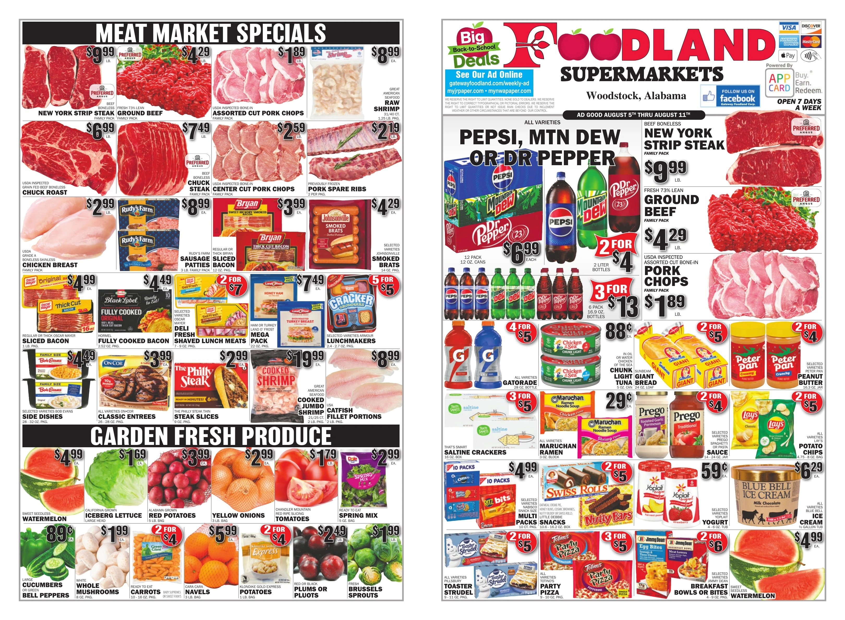 Gateway Foodland flyer page 1