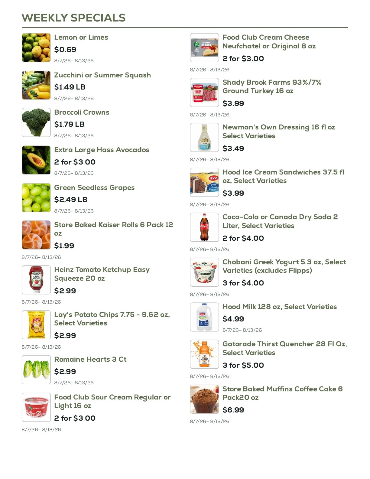 Geissler's Supermarket flyer page 2