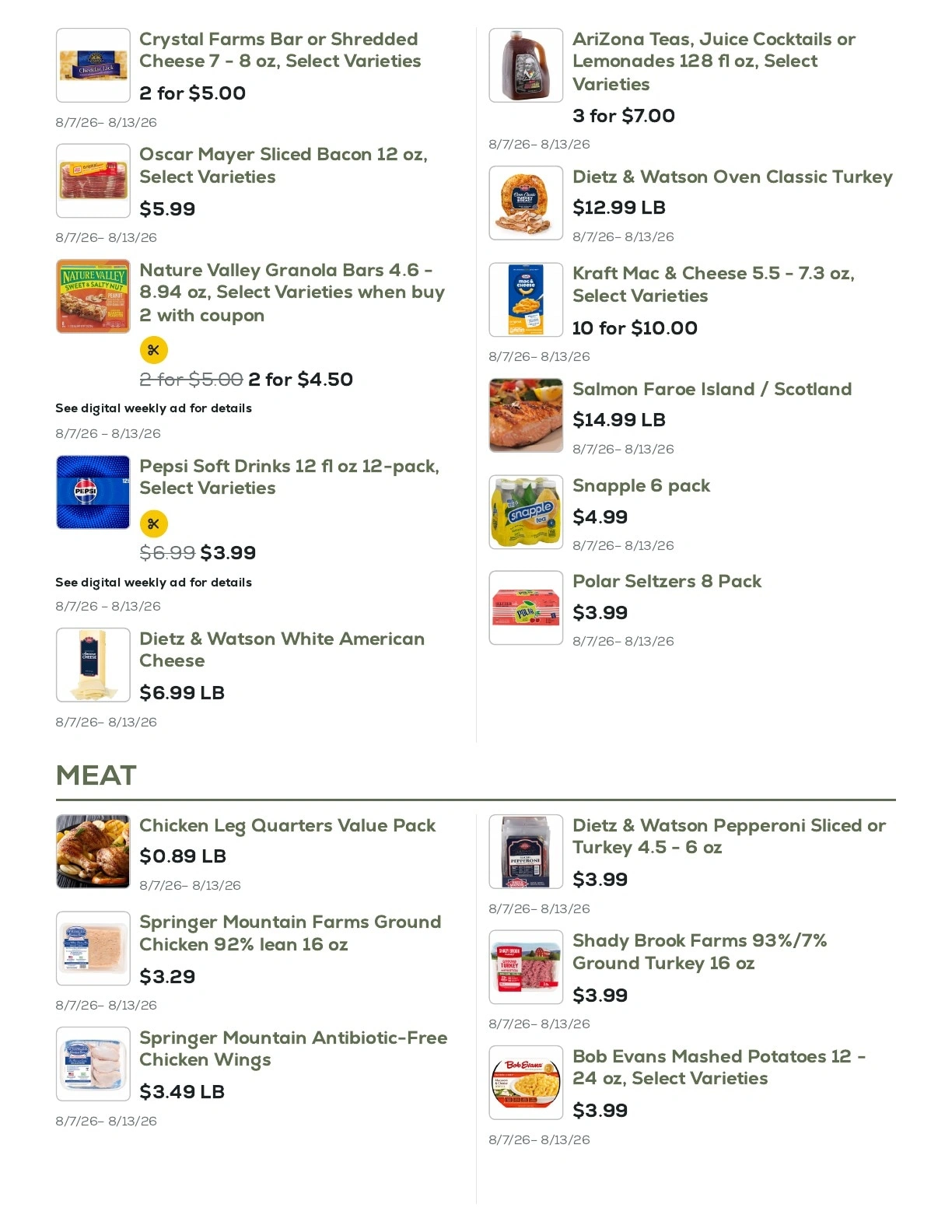 Geissler's Supermarket flyer page 3