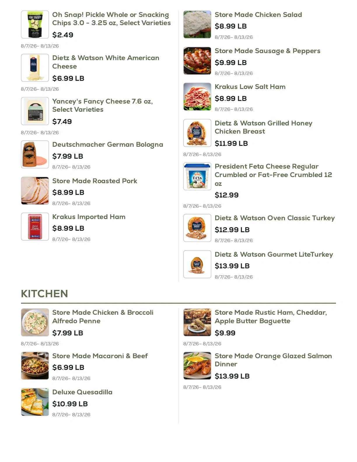 Geissler's Supermarket flyer page 7