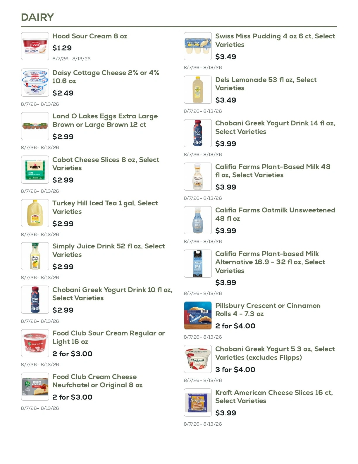 Geissler's Supermarket flyer page 8
