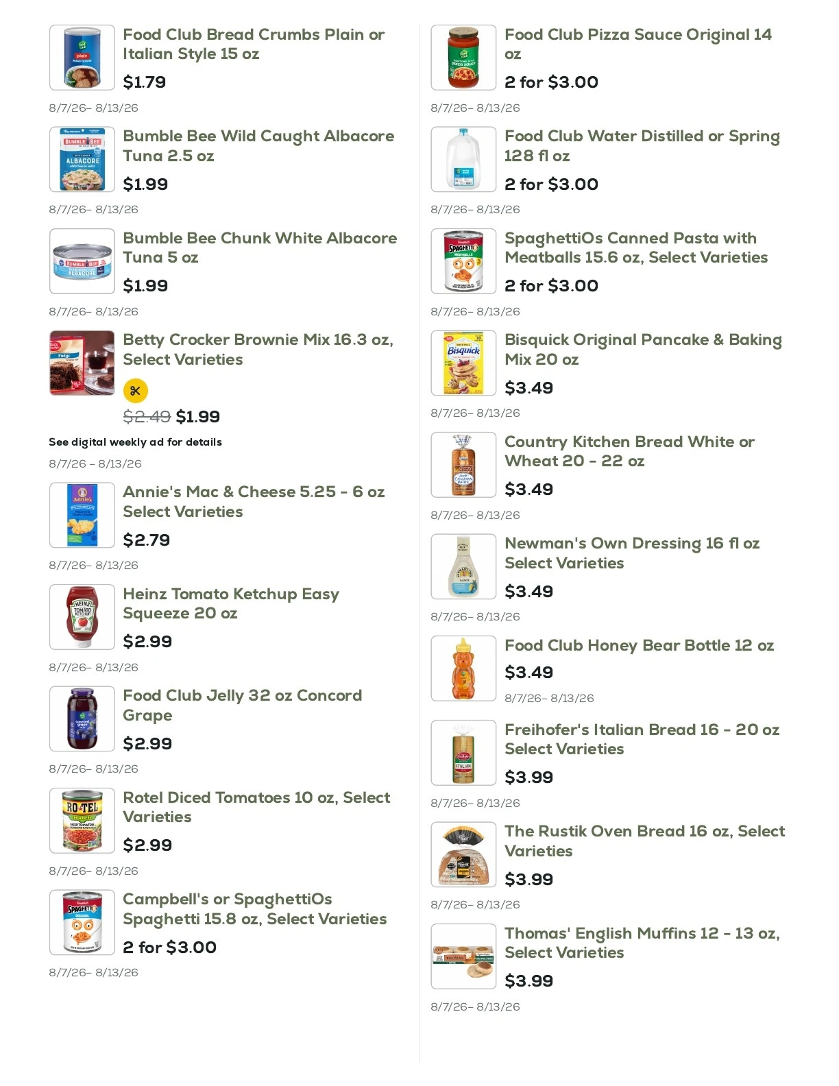 Geissler's Supermarket flyer page 12