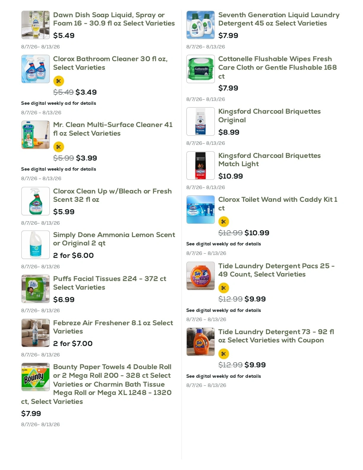 Geissler's Supermarket flyer page 20
