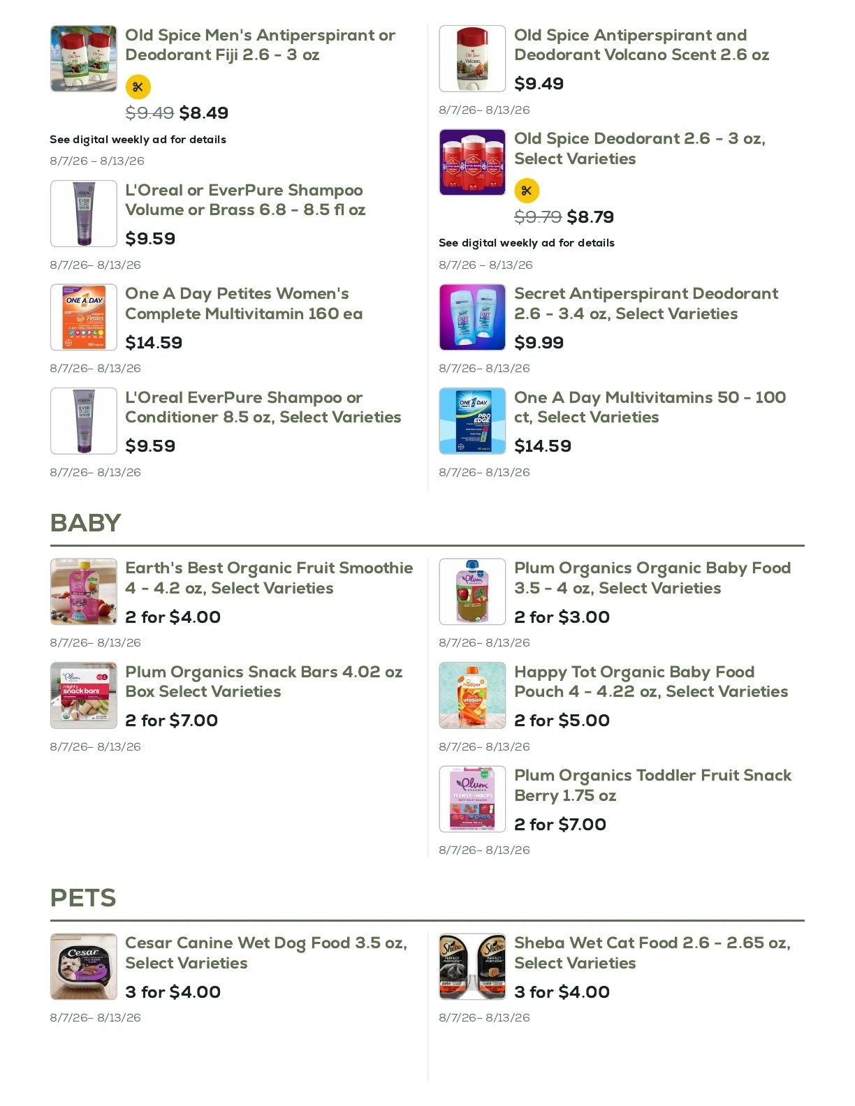 Geissler's Supermarket flyer page 22