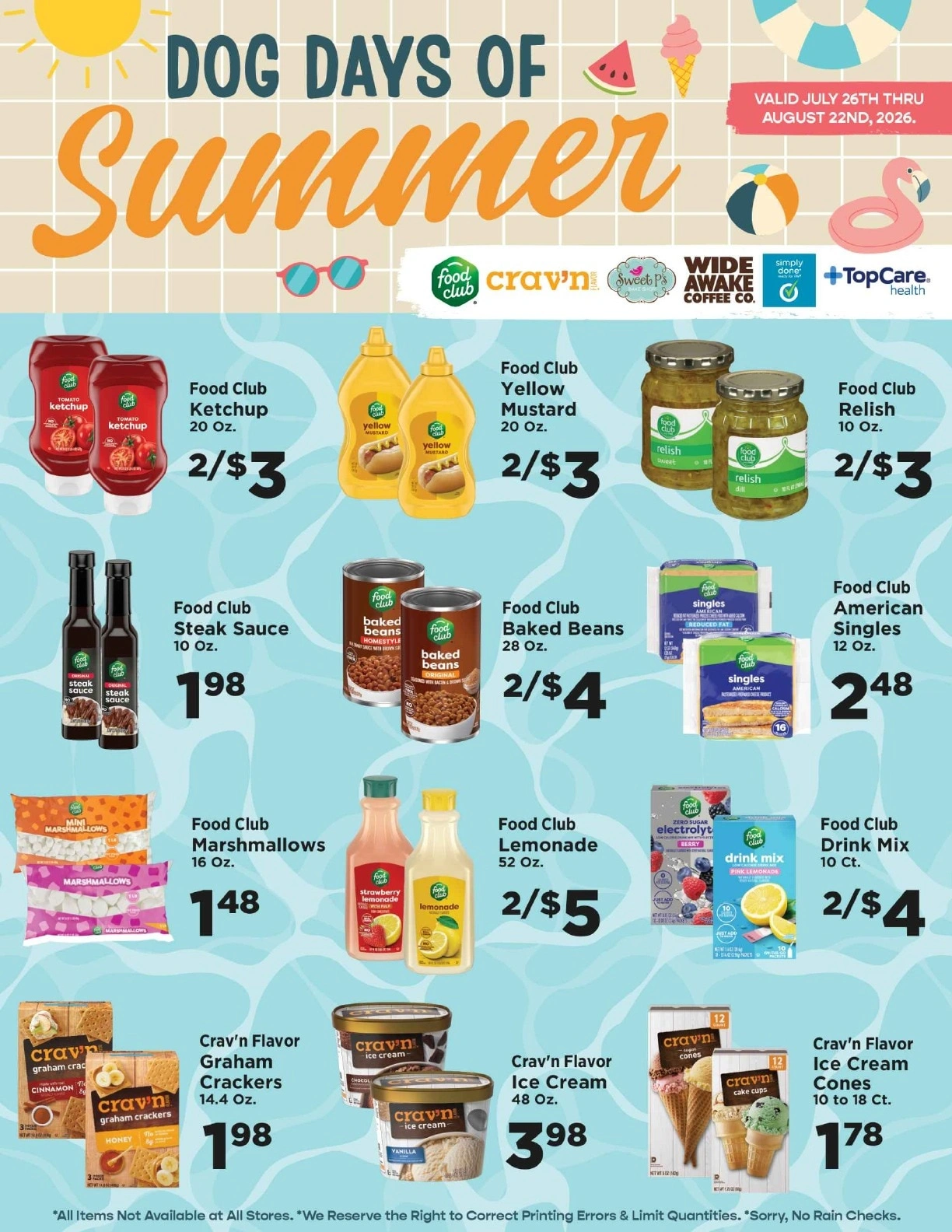 Gempeler's Supermarket flyer page 1