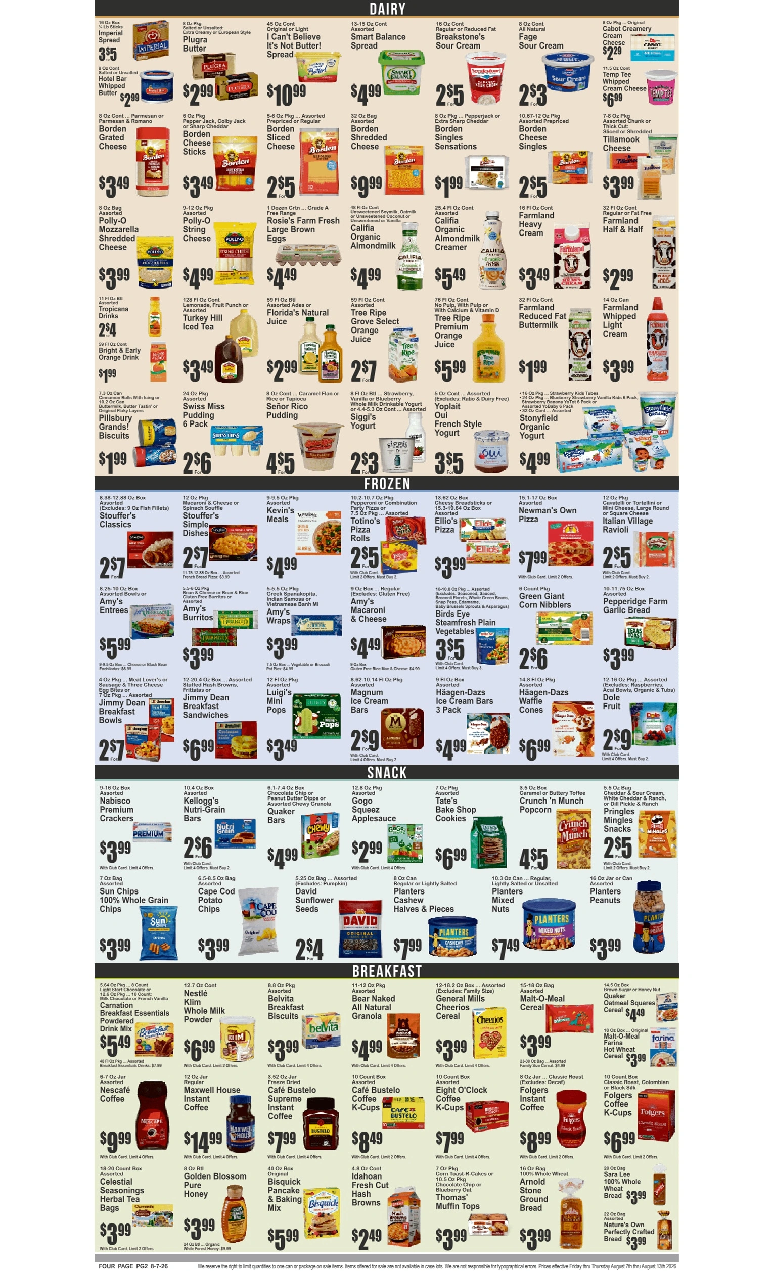 Gitto Farmers Market flyer page 3