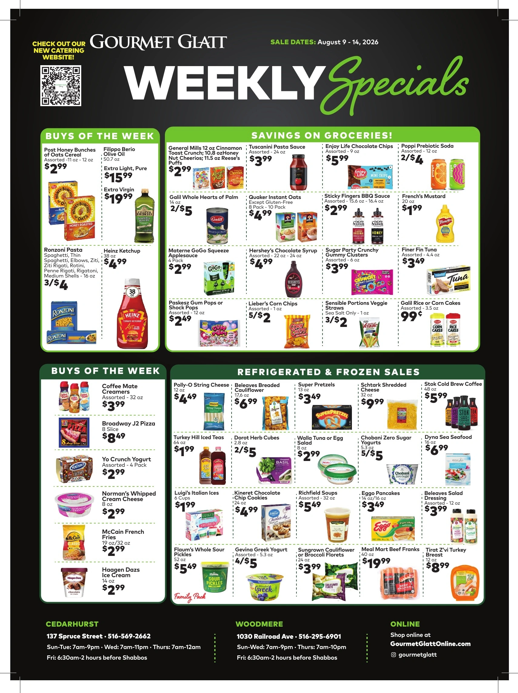 Gourmet Glatt flyer page 1