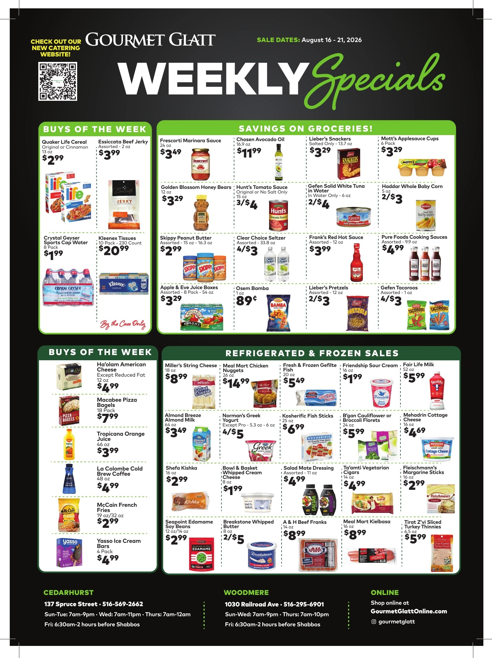 Gourmet Glatt flyer page 1