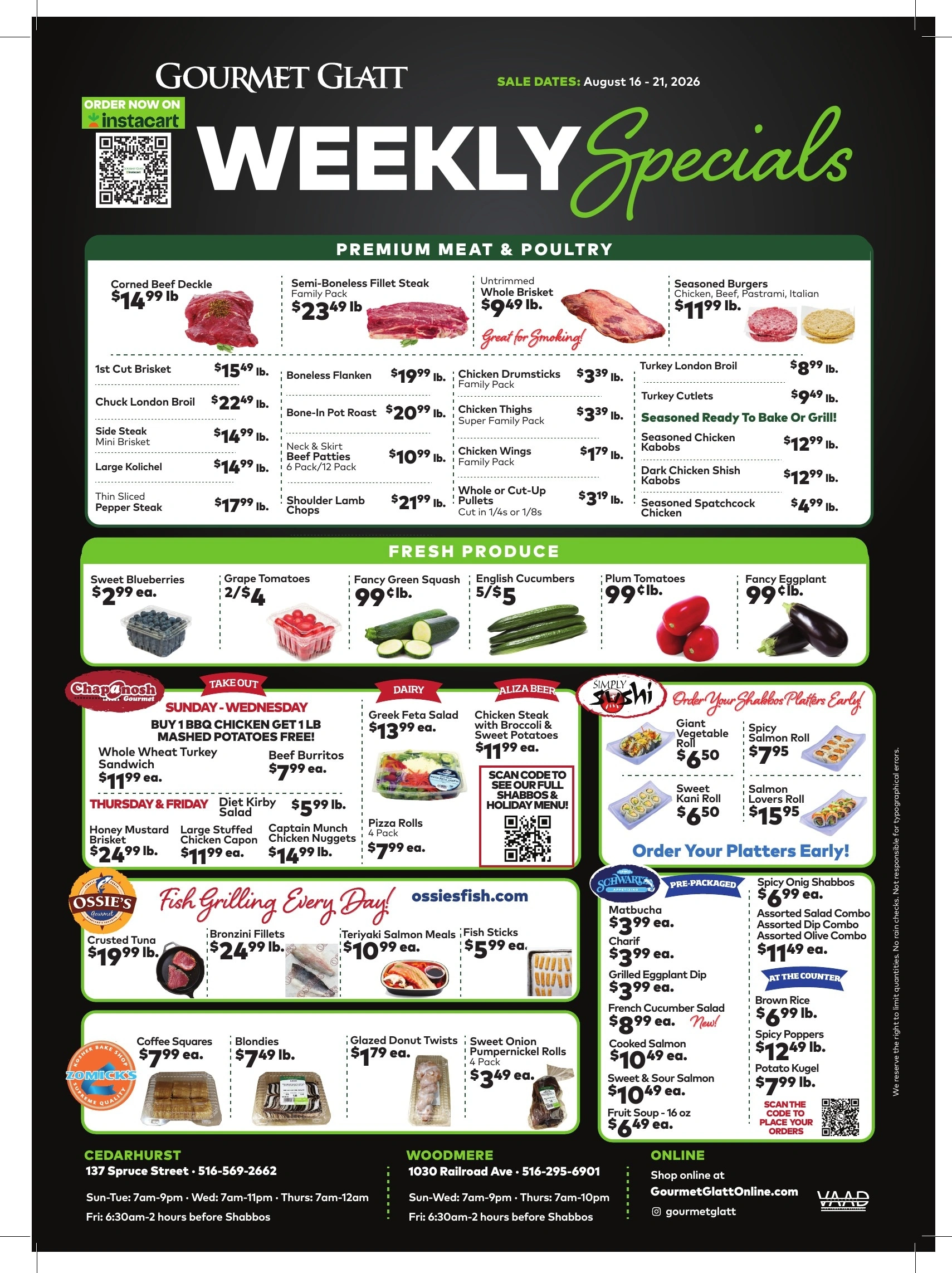Gourmet Glatt flyer page 2