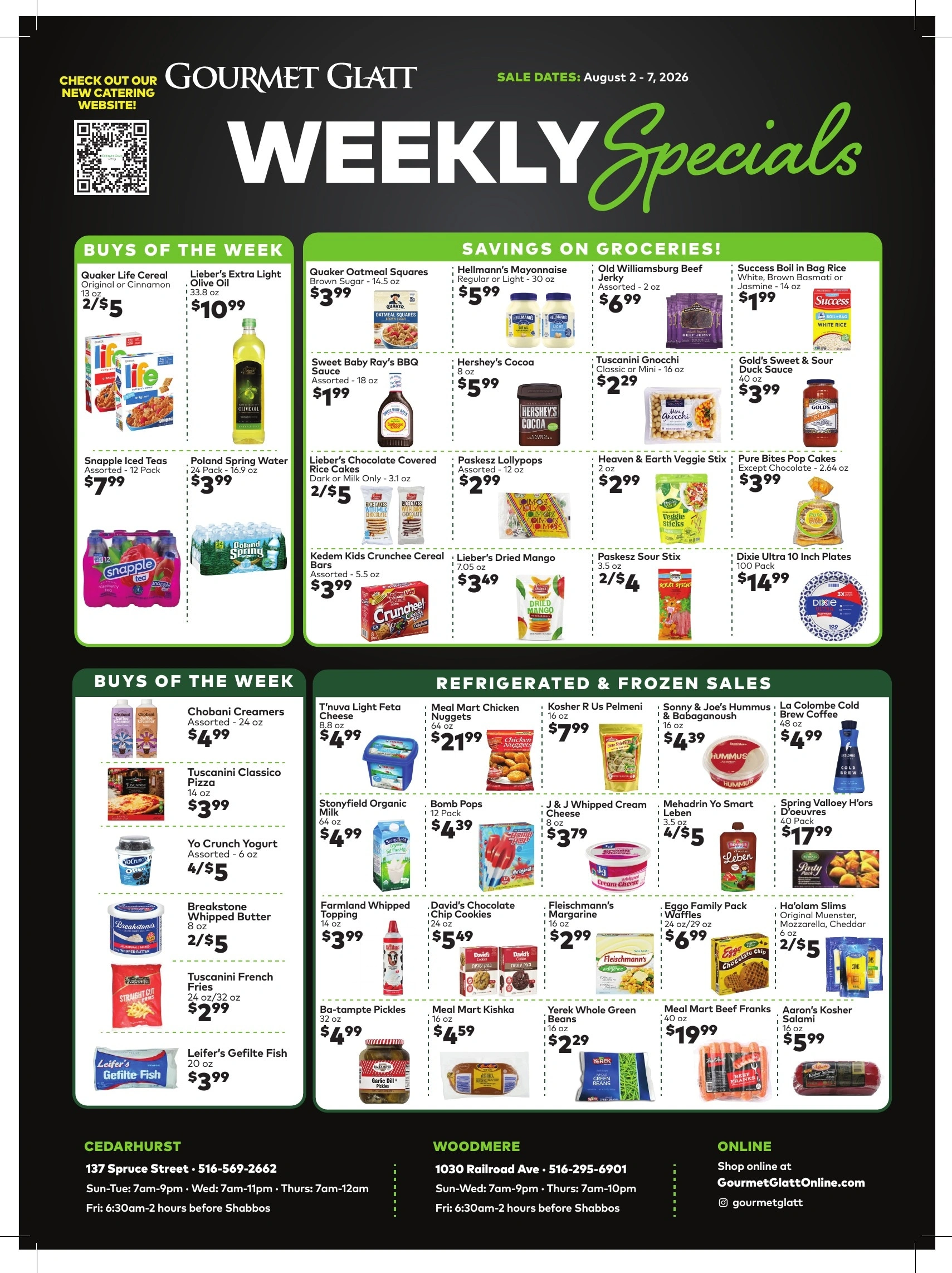 Gourmet Glatt flyer page 1