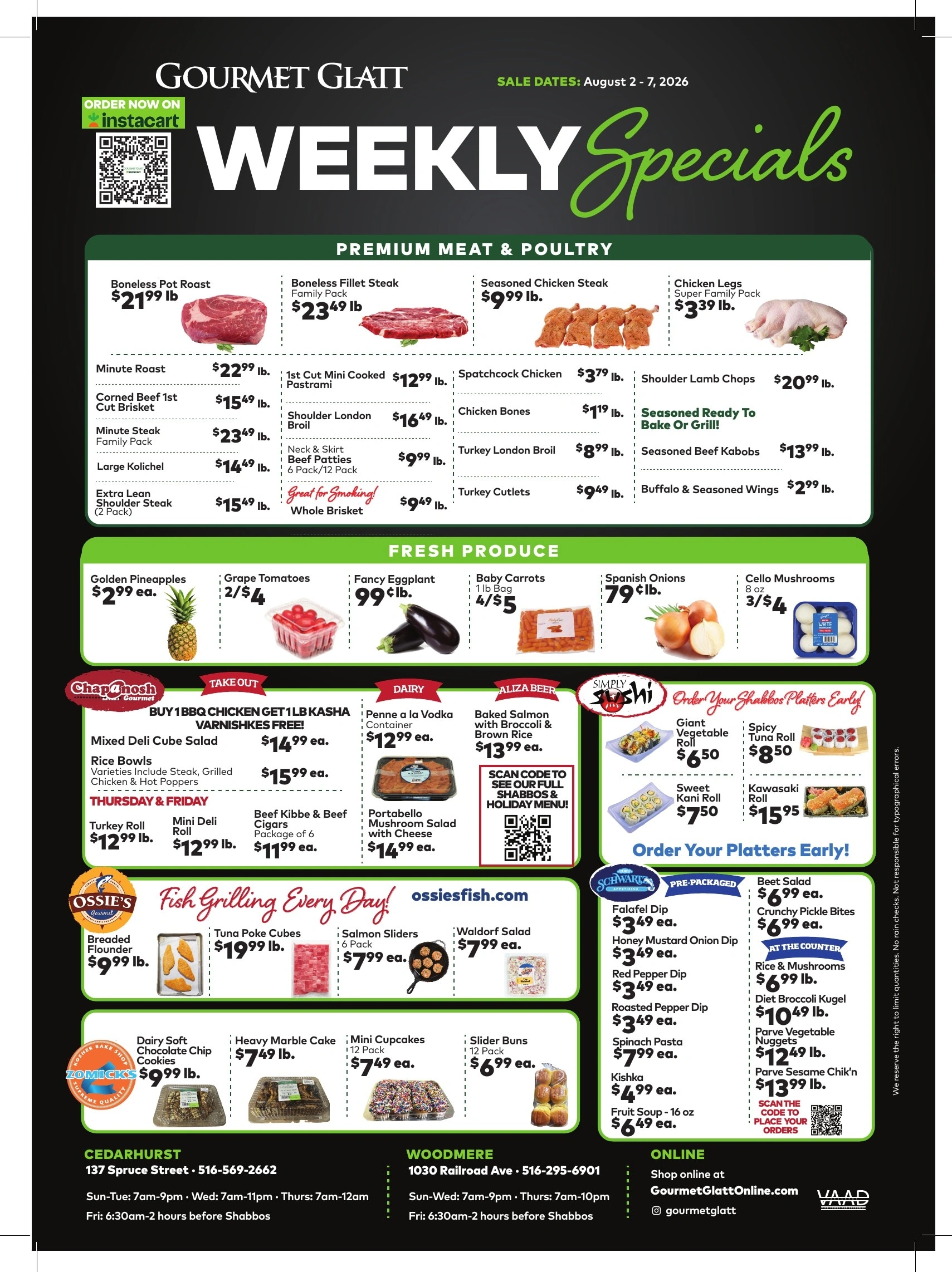 Gourmet Glatt flyer page 2