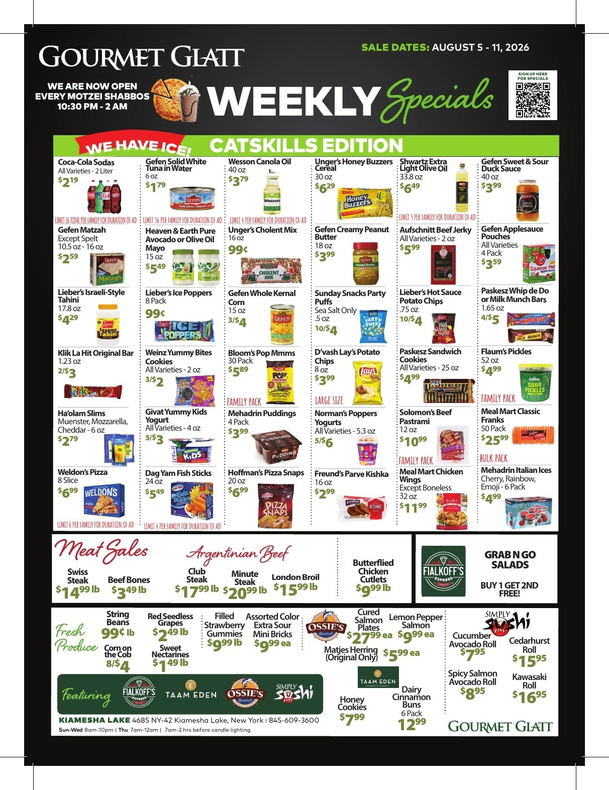 Gourmet Glatt flyer page 1