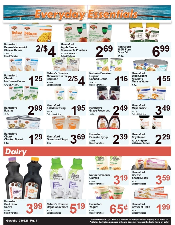 Gowell's Shop 'n Save flyer page 4