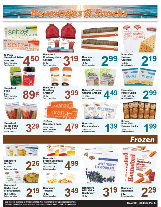 Gowell's Shop 'n Save flyer page 5