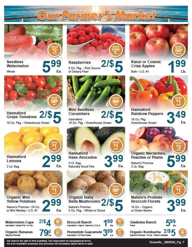 Gowell's Shop 'n Save flyer page 7