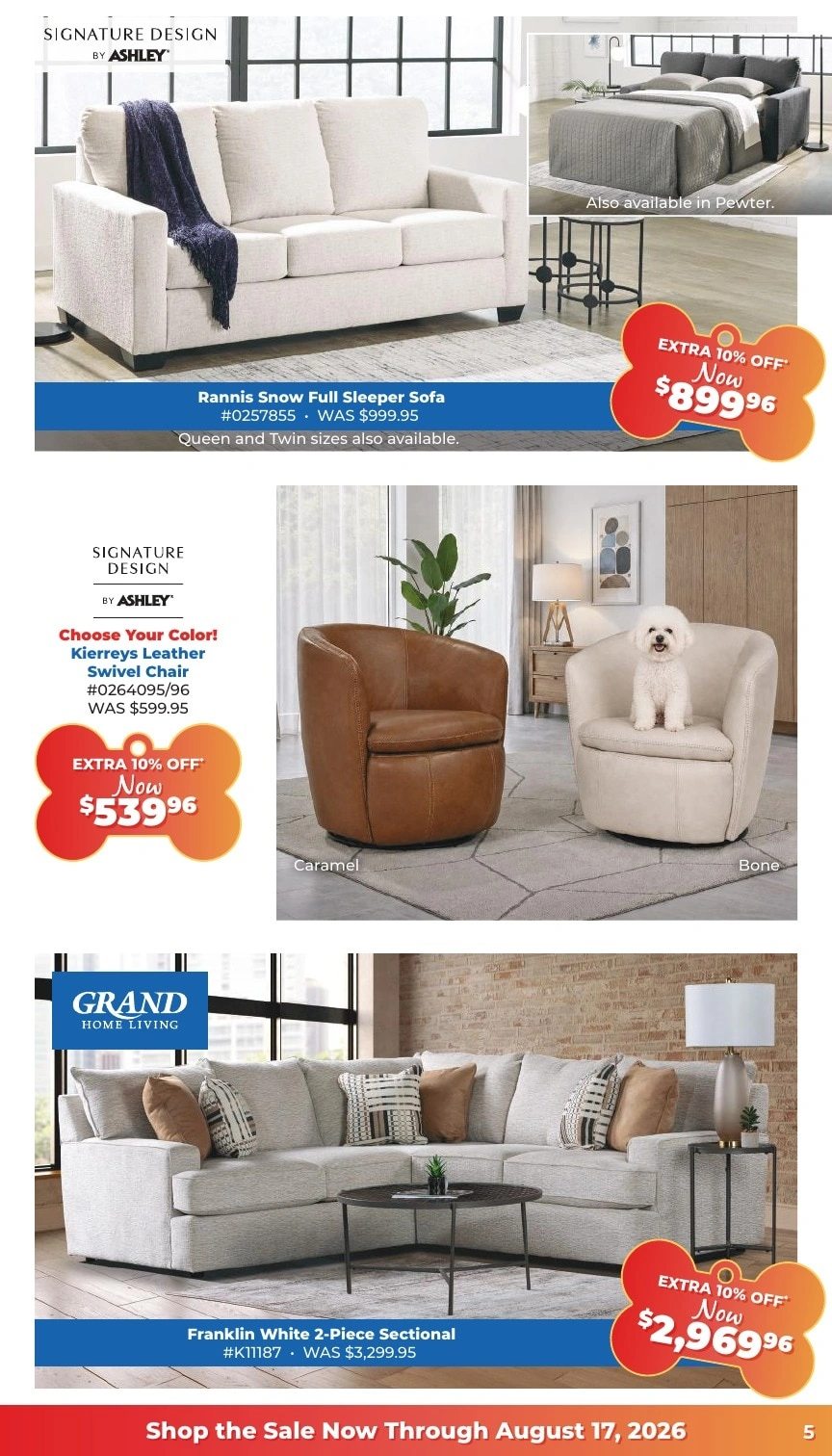 Grand Home Furnishings flyer page 5