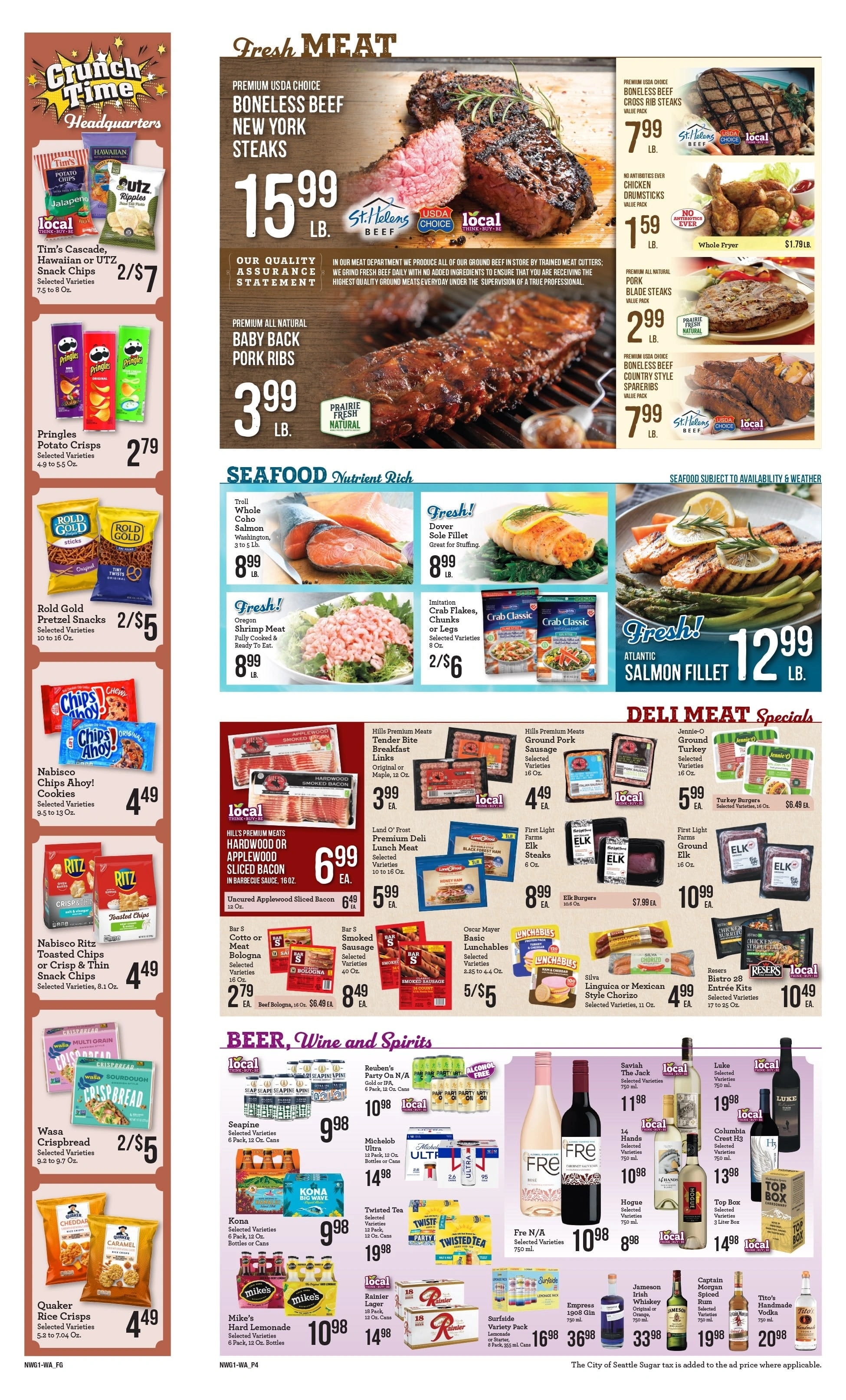 Granite Falls IGA flyer page 4