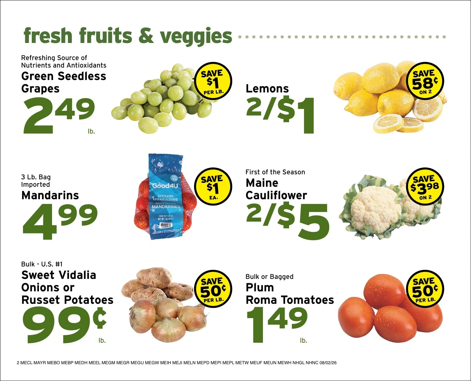 Grant's Shop 'n Save flyer page 2