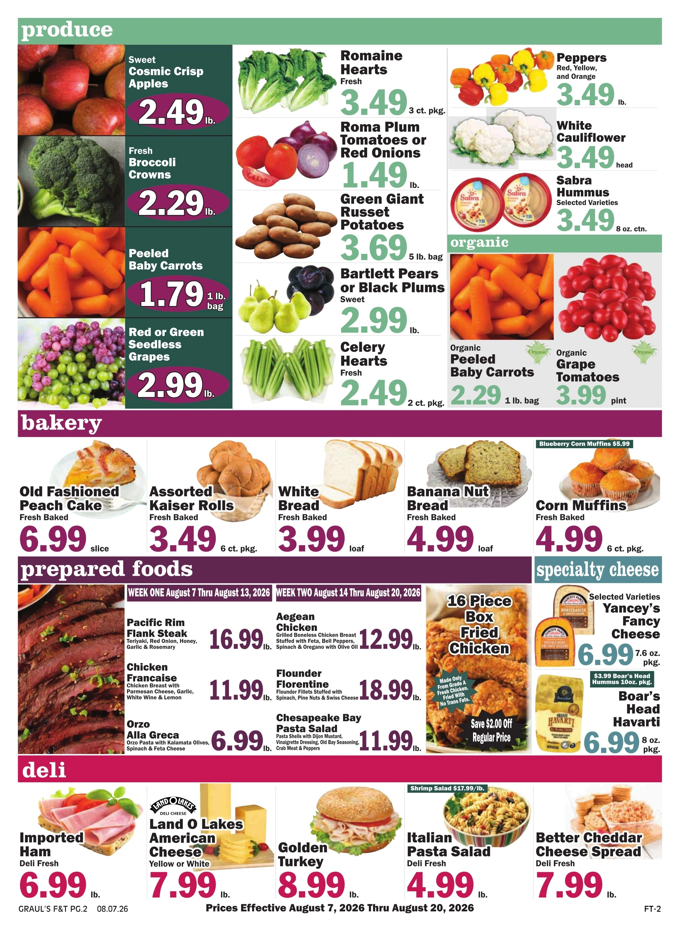 Graul's Market flyer page 2