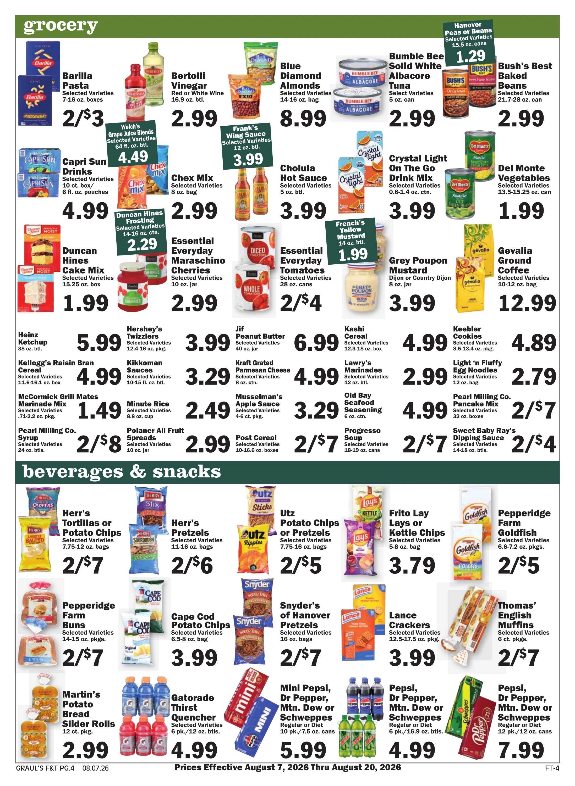 Graul's Market flyer page 4