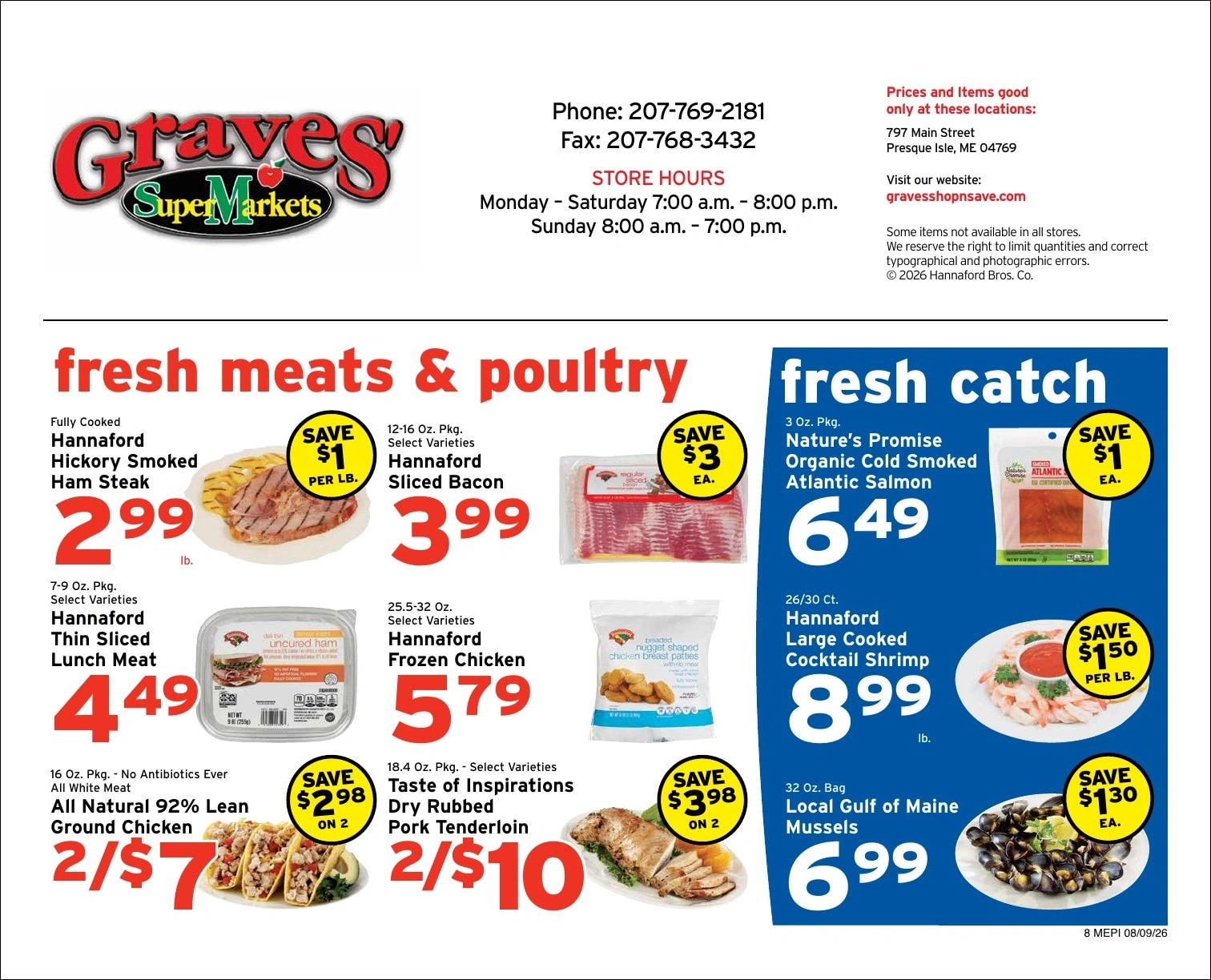 Graves' Shop 'n Save flyer page 8
