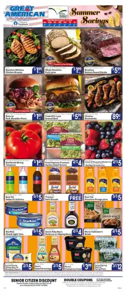Valley Market and Jim's Great American Weekly Ad