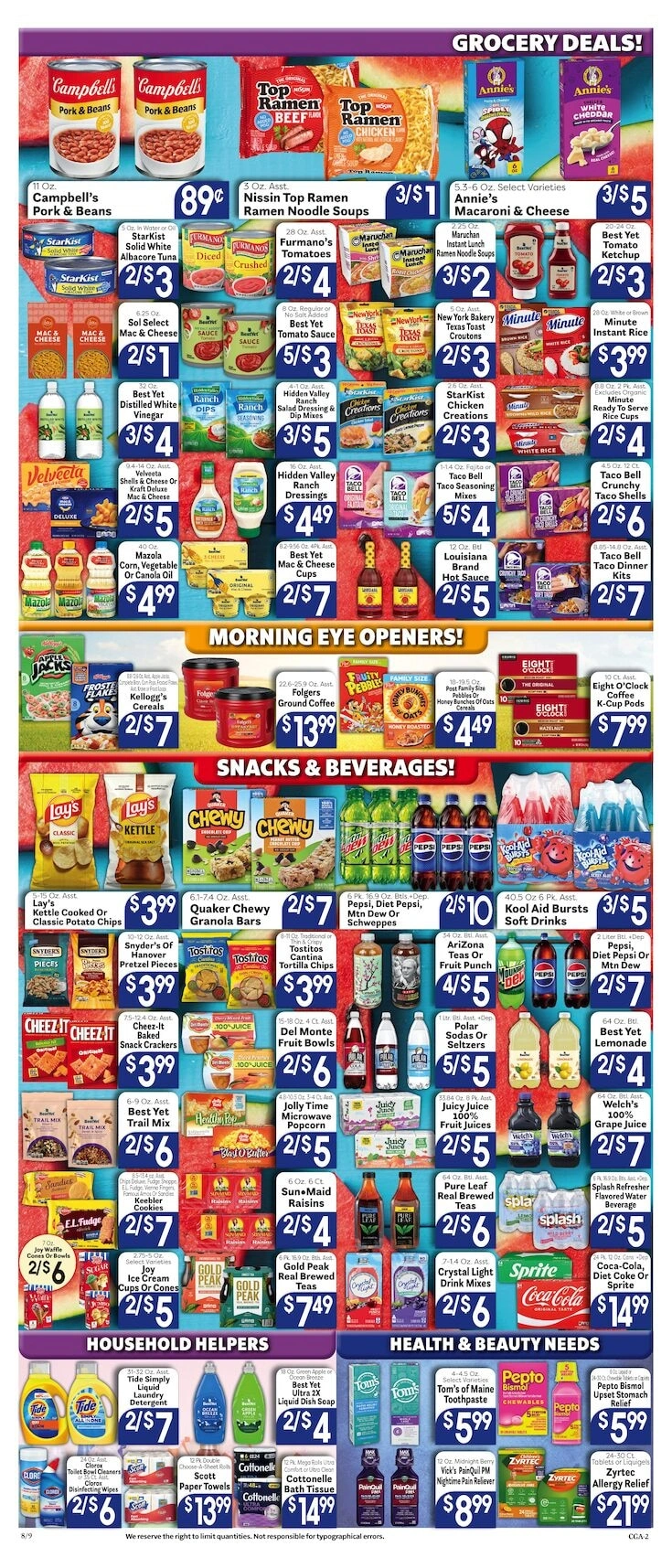 Valley Market and Jim's Great American flyer page 2