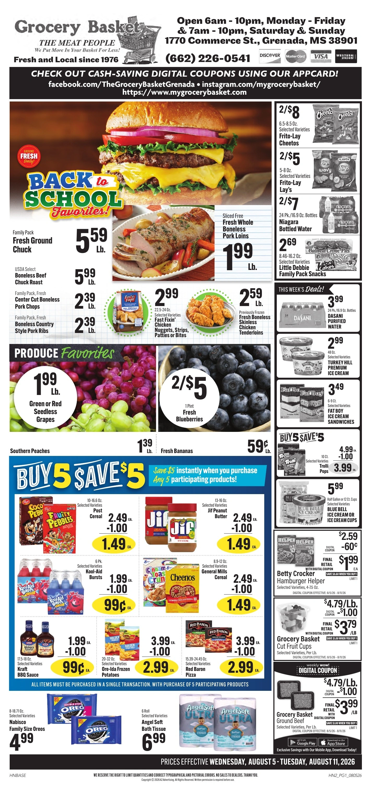 Grocery Basket flyer page 1
