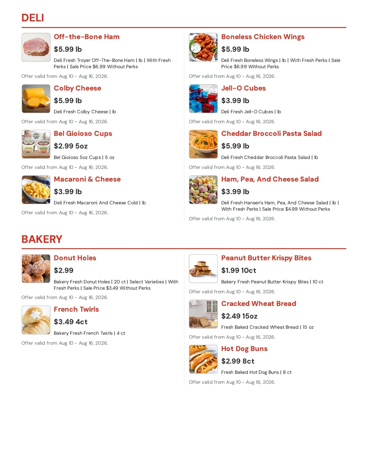 Hansen's IGA flyer page 4