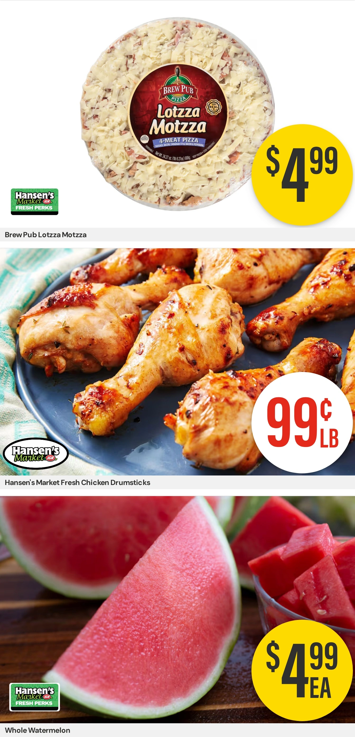 Hansen's IGA flyer page 2