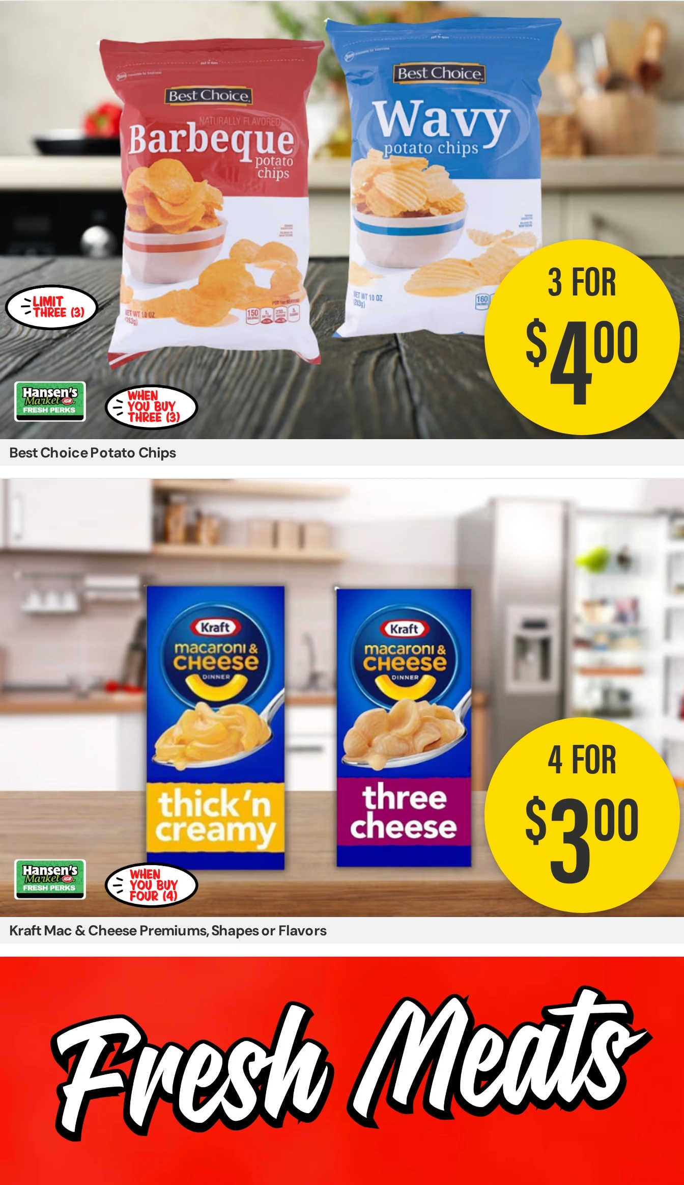 Hansen's IGA flyer page 3