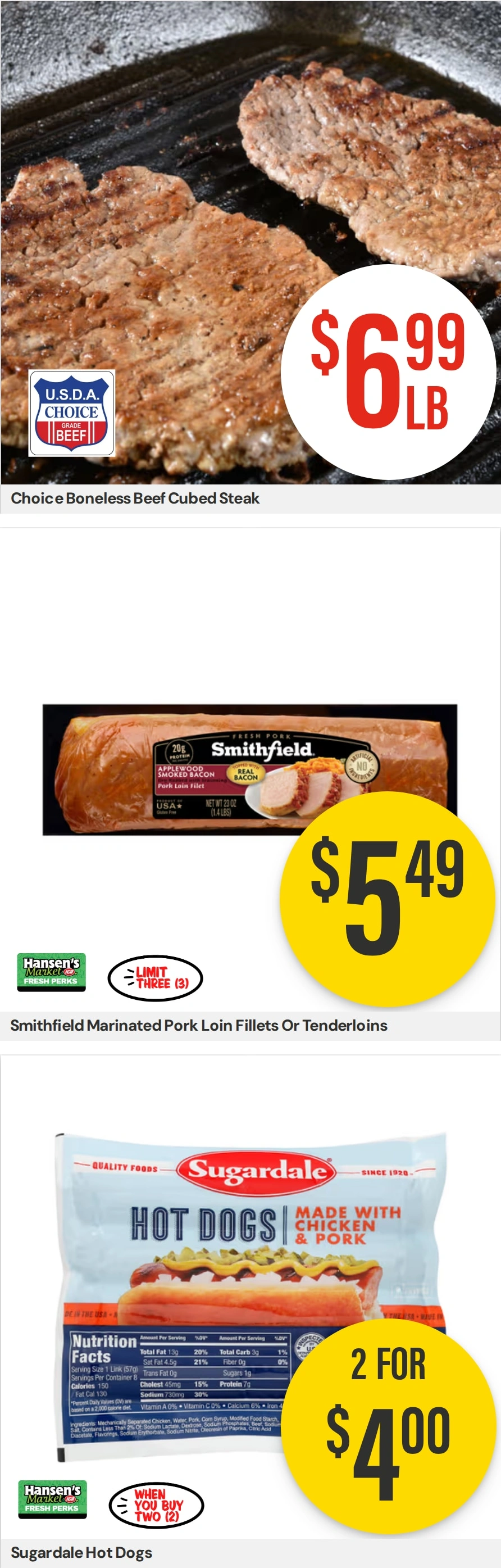 Hansen's IGA flyer page 5