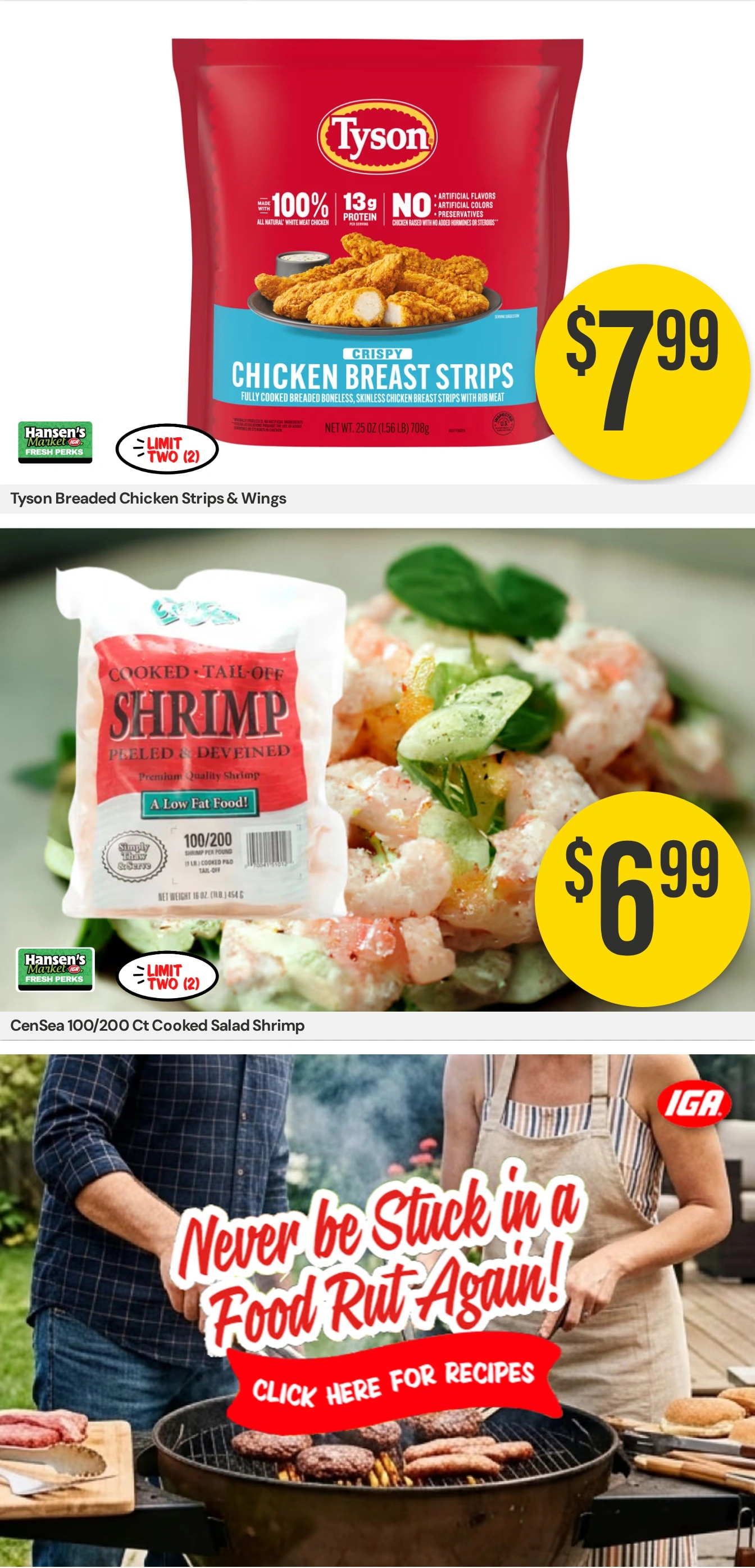 Hansen's IGA flyer page 6