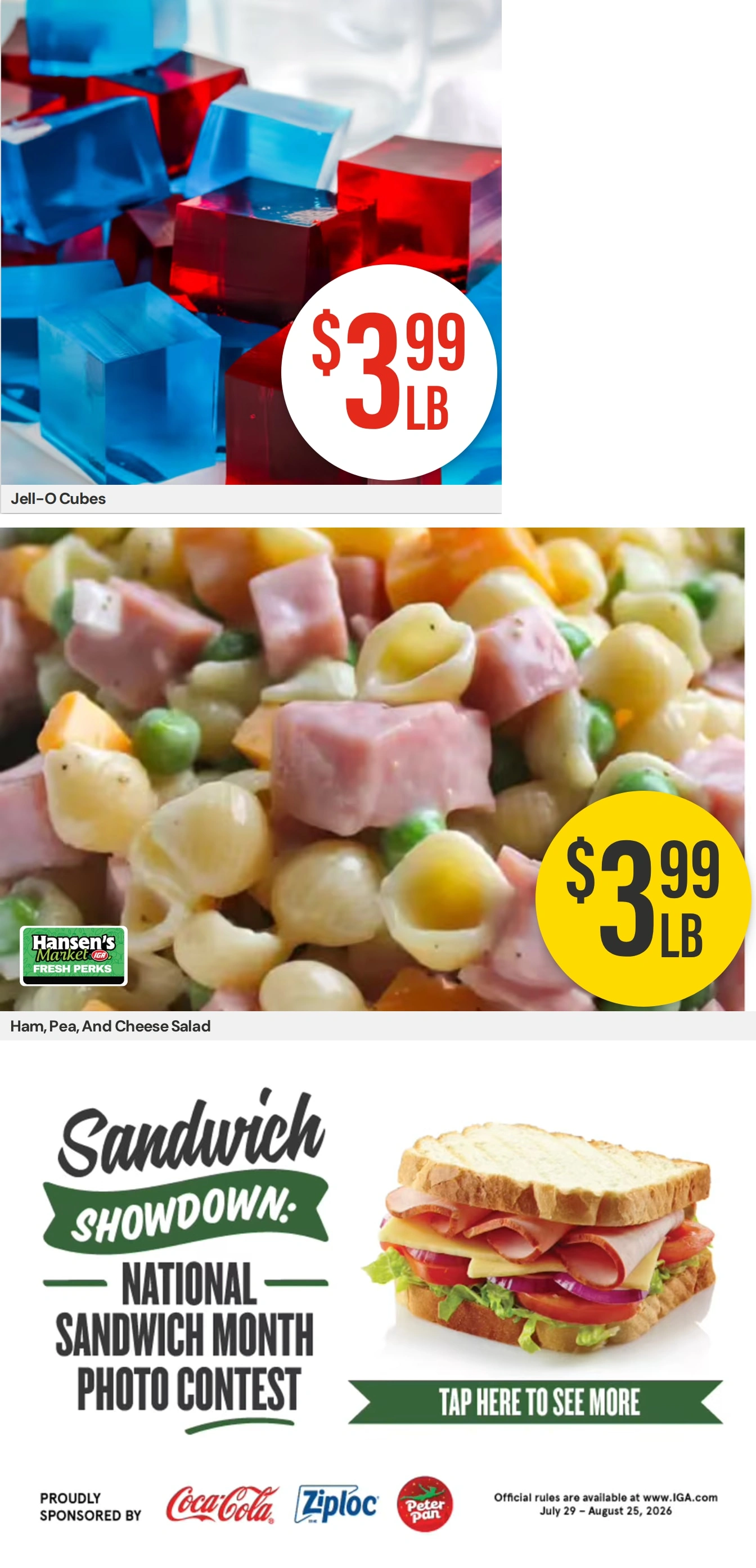 Hansen's IGA flyer page 11