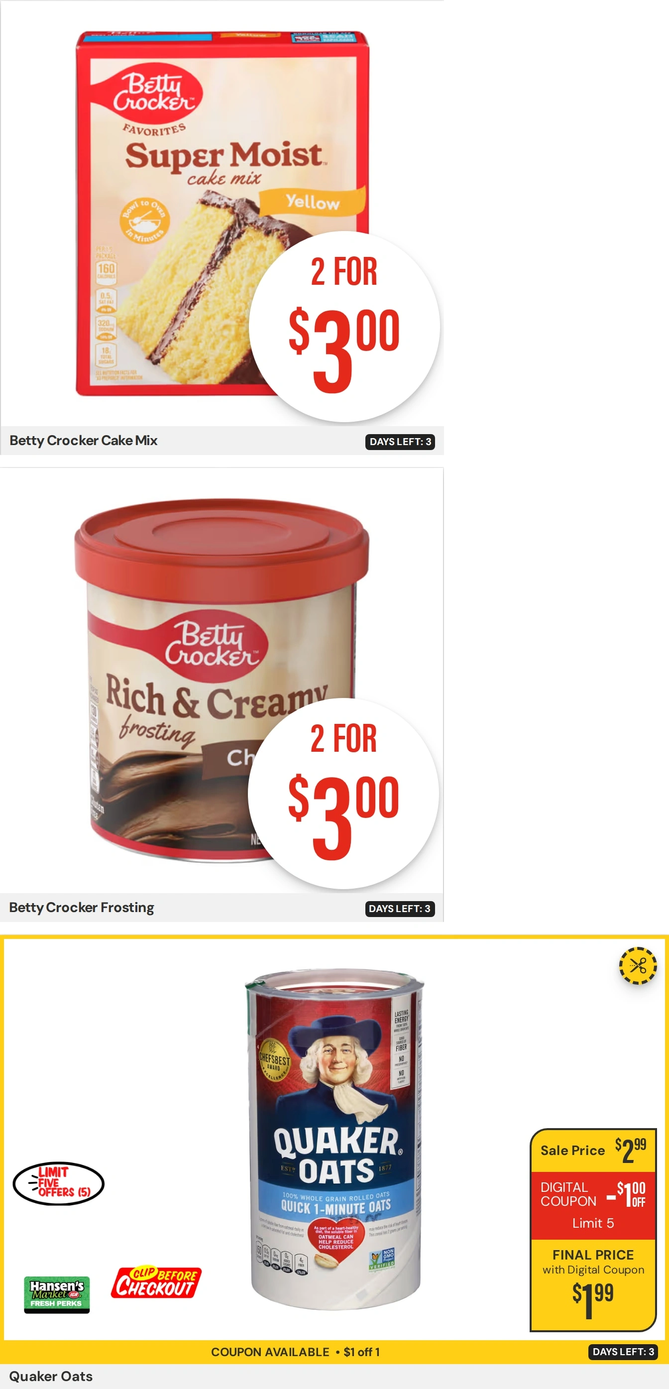 Hansen's IGA flyer page 24