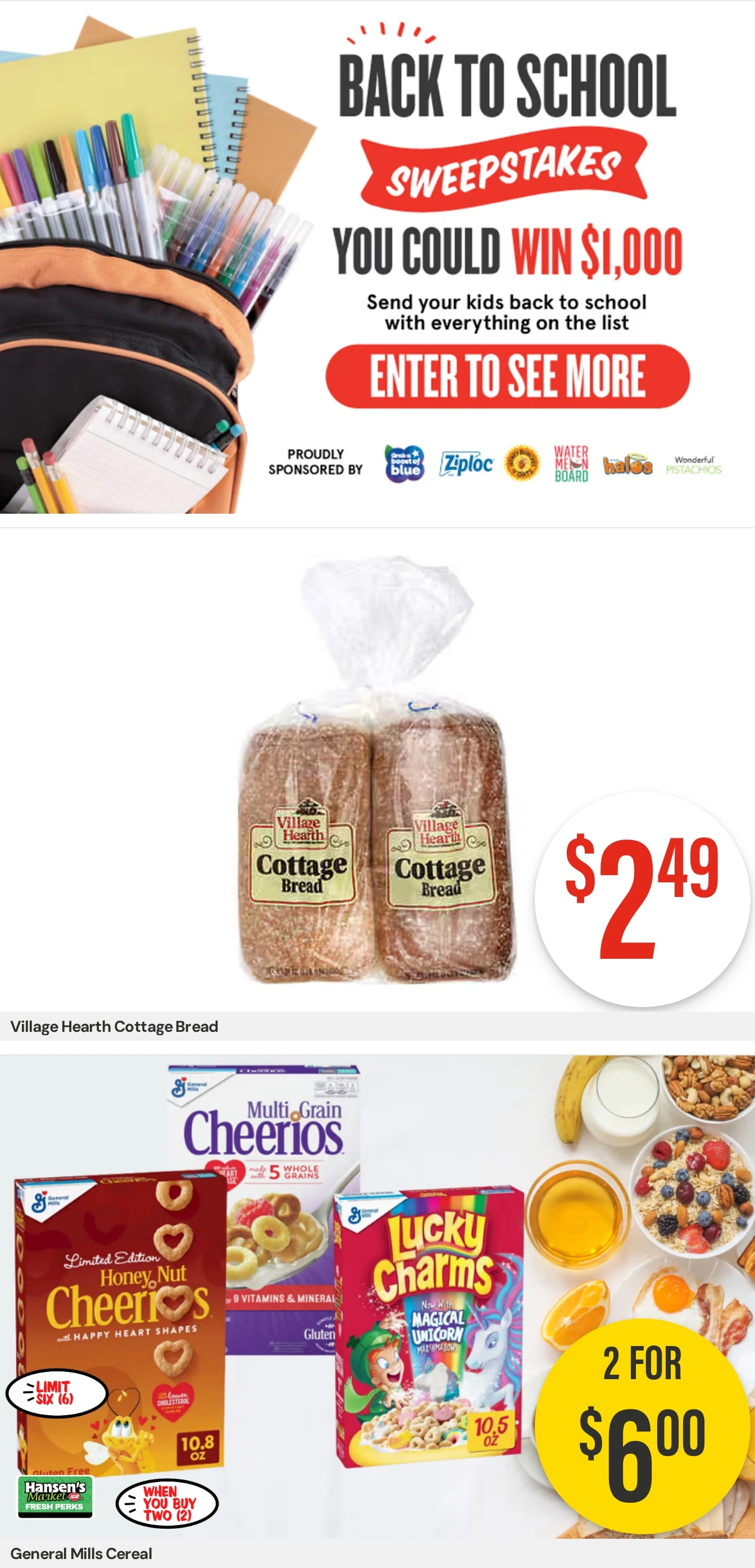 Hansen's IGA flyer page 25