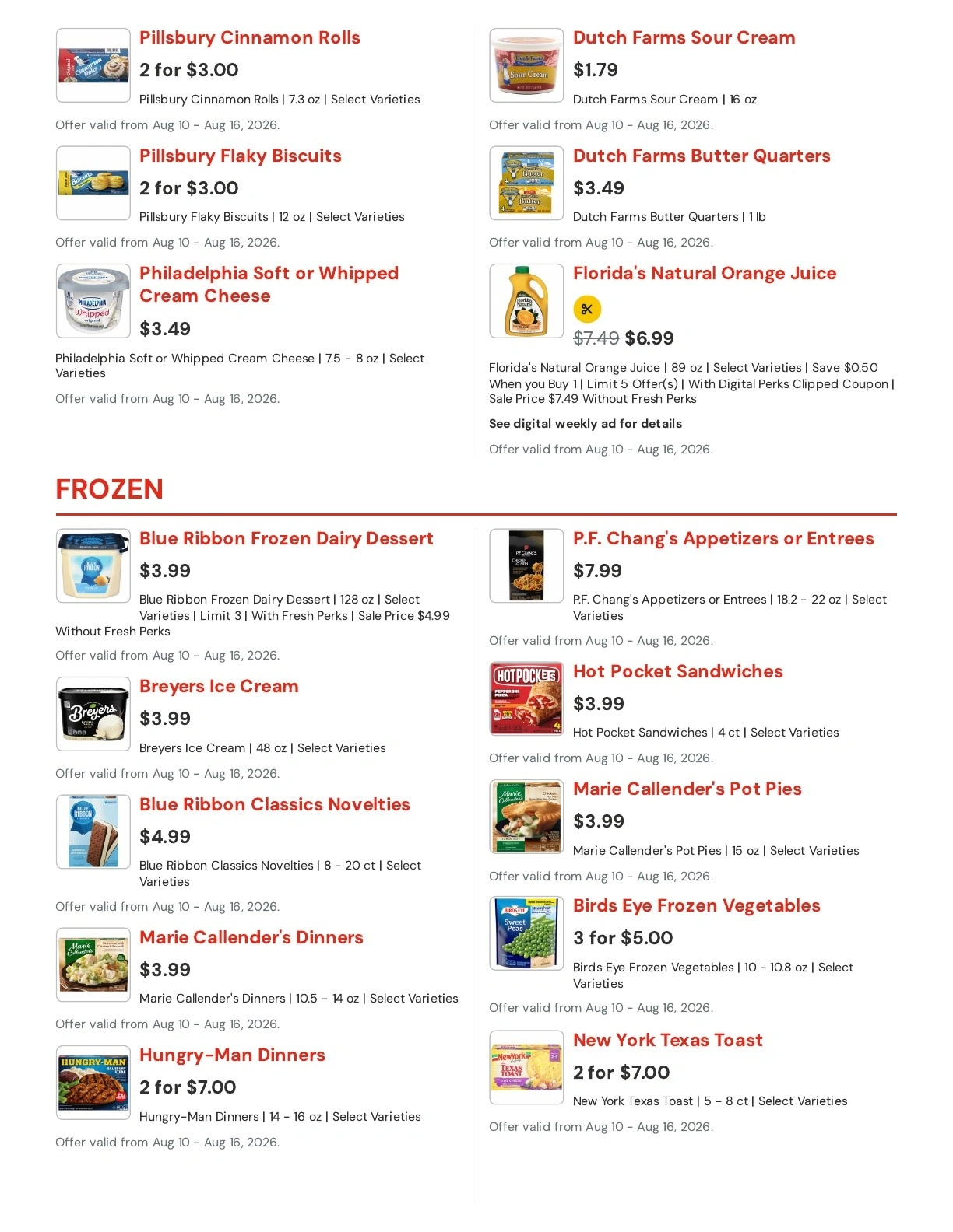 Hansen's IGA flyer page 6