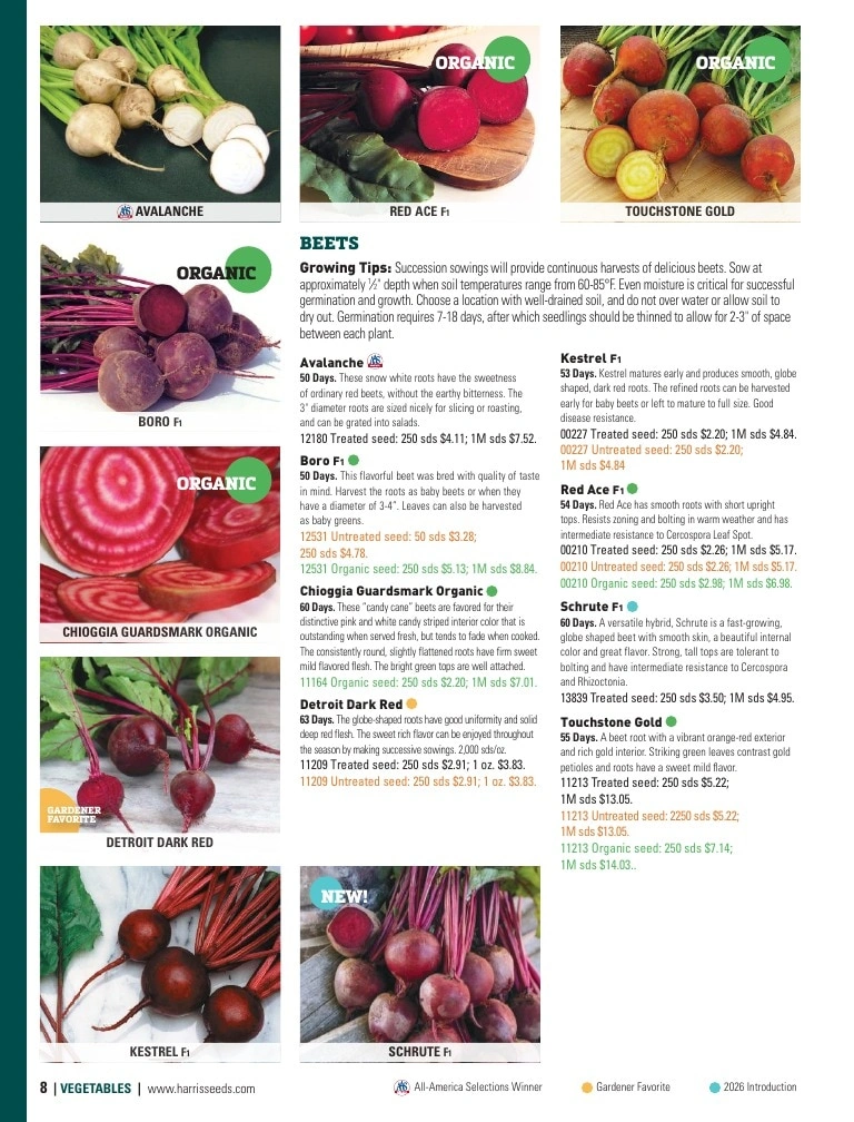 Harris Seeds flyer page 8