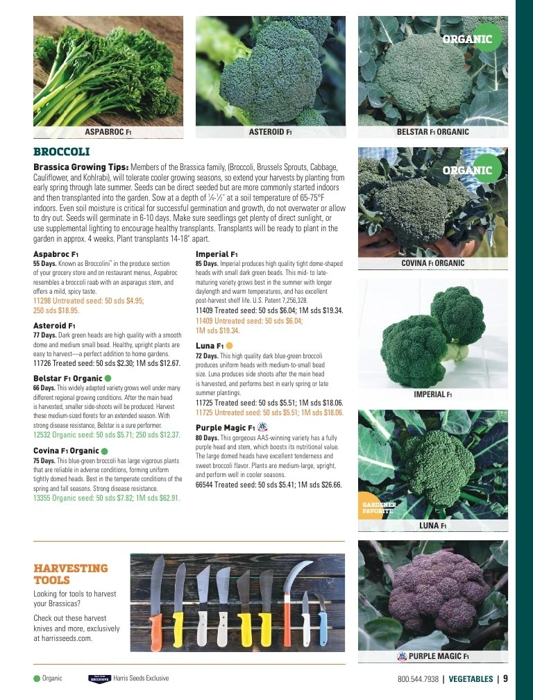 Harris Seeds flyer page 9