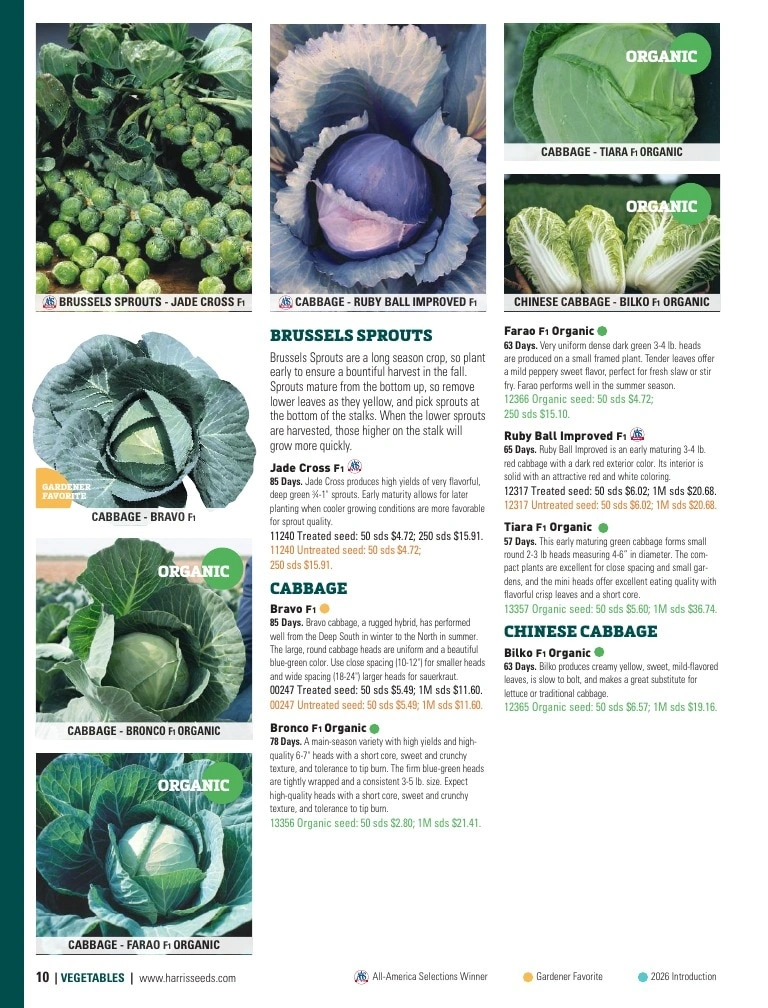 Harris Seeds flyer page 10