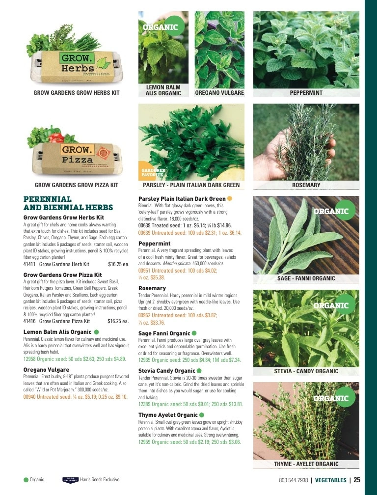 Harris Seeds flyer page 25