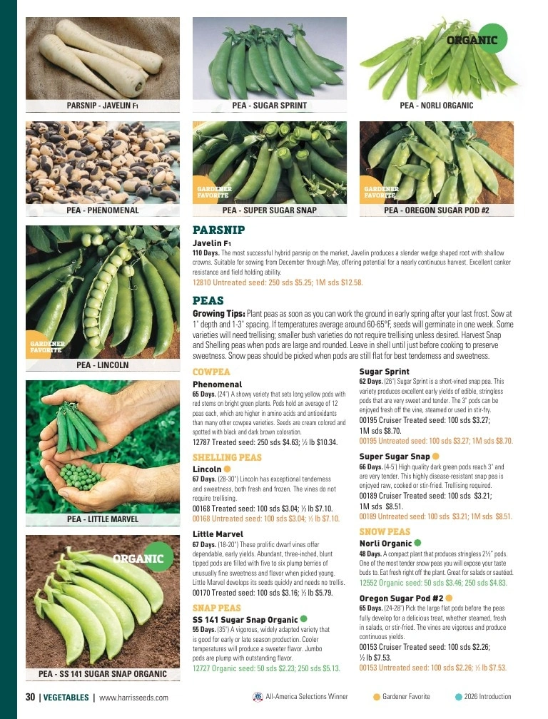 Harris Seeds flyer page 30