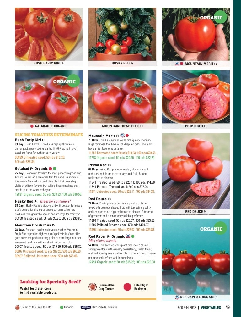 Harris Seeds flyer page 49