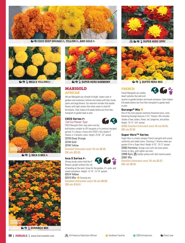 Harris Seeds flyer page 66